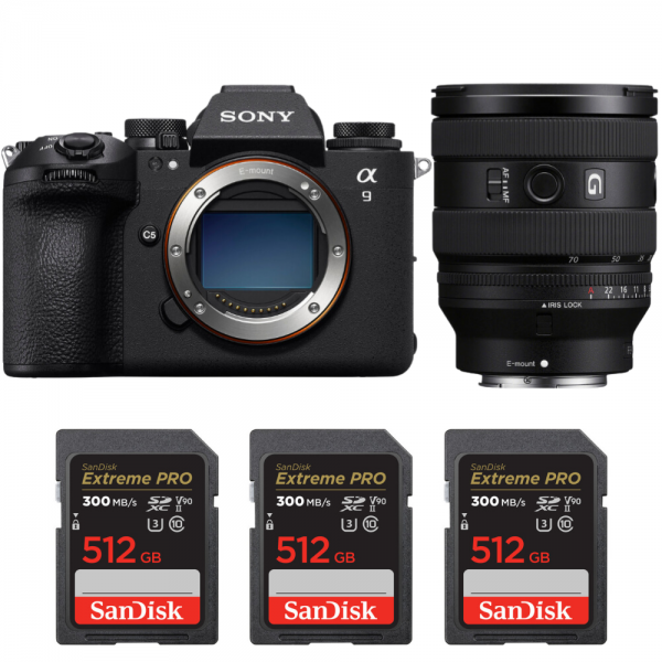 Sony A9 III + FE 20-70mm f/4 G + 3 SanDisk 512GB Extreme PRO UHS-II SDXC 300 MB/s-1