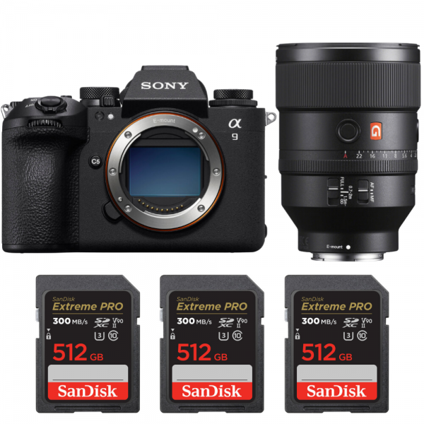 Sony A9 III + FE 135mm f/1.8 GM + 3 SanDisk 512GB Extreme PRO UHS-II SDXC 300 MB/s-1