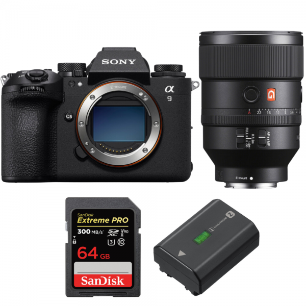 Sony A9 III + FE 135mm f/1.8 GM + 1 SanDisk 64GB Extreme PRO UHS-II SDXC 300 MB/s + 1 Sony NP-FZ100-1