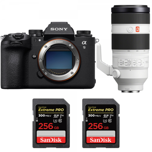Sony A9 III + FE 100-400mm f/4.5-5.6 GM OSS + 2 SanDisk 256GB Extreme PRO UHS-II SDXC 300 MB/s-1