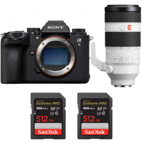 Sony A9 III + FE 100-400mm f/4.5-5.6 GM OSS + 2 SanDisk 512GB Extreme PRO UHS-II SDXC 300 MB/s-1