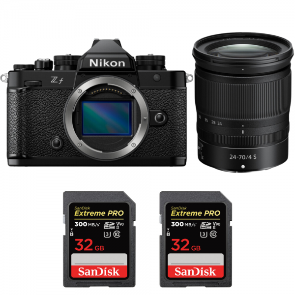 Nikon Zf + Z 24-70mm f/4 S + 2 SanDisk 32GB Extreme PRO UHS-II SDXC 300 MB/s-1