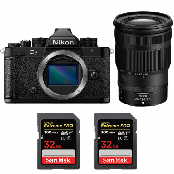 Nikon Zf + 24-120mm f/4 S + 2 SanDisk 32GB Extreme PRO UHS-II SDXC 300 MB/s-1