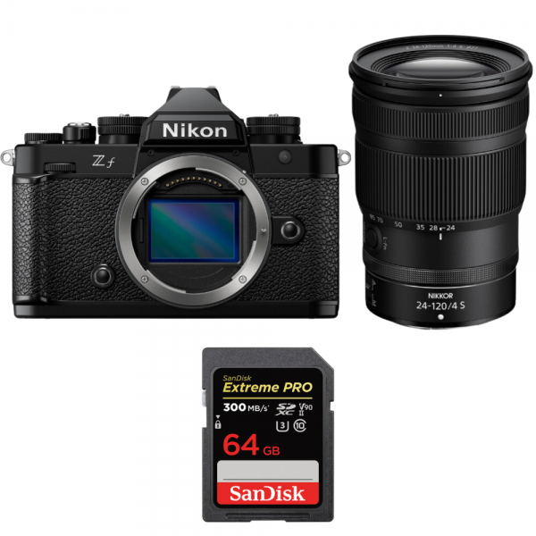Nikon Zf + 24-120mm f/4 S + 1 SanDisk 64GB Extreme PRO UHS-II SDXC 300 MB/s-1