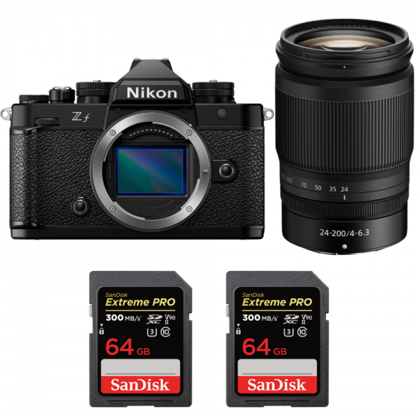 Nikon Zf + 24-200mm f/4-6.3 VR + 2 SanDisk 64GB Extreme PRO UHS-II SDXC 300 MB/s-1