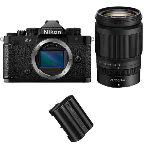 Nikon Zf + 24-200mm f/4-6.3 VR + 1 Nikon EN-EL15C-1