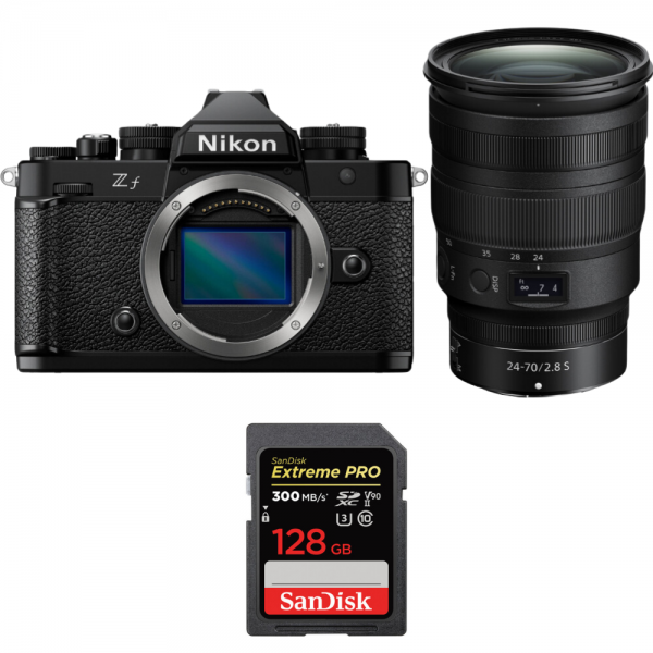 Nikon Zf + 24-70mm f/2.8 S + 1 SanDisk 128GB Extreme PRO UHS-II SDXC 300 MB/s-1
