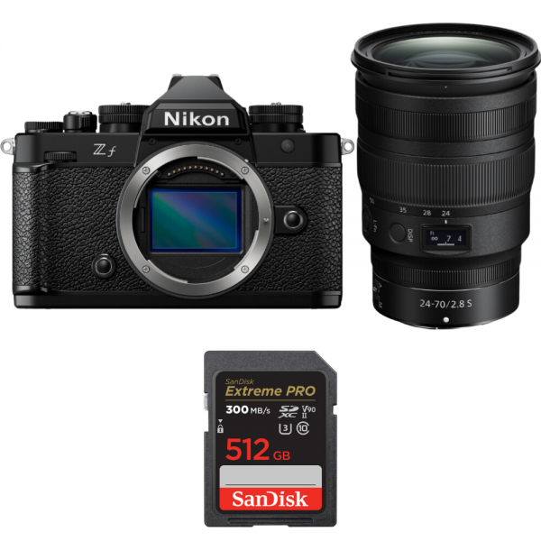 Nikon Zf + 24-70mm f/2.8 S + 1 SanDisk 512GB Extreme PRO UHS-II SDXC 300 MB/s-1