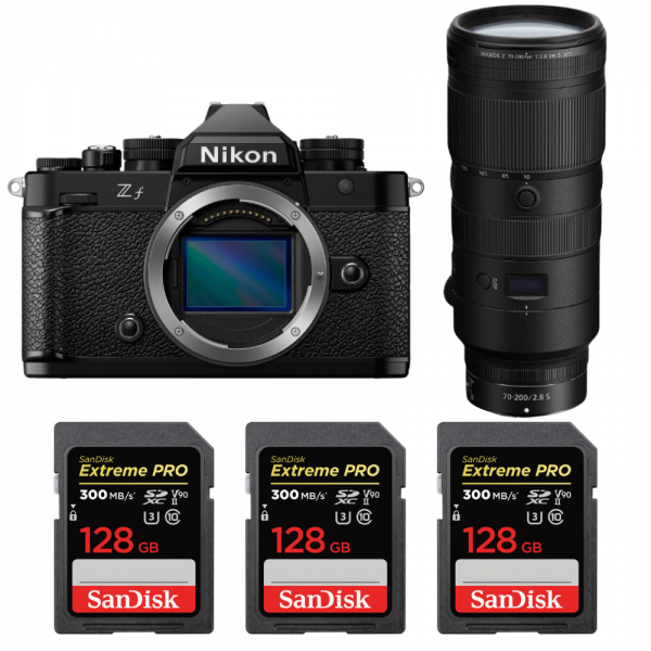 Nikon Zf + 70-200mm f/2.8 VR S + 3 SanDisk 128GB Extreme PRO UHS-II SDXC 300 MB/s-1