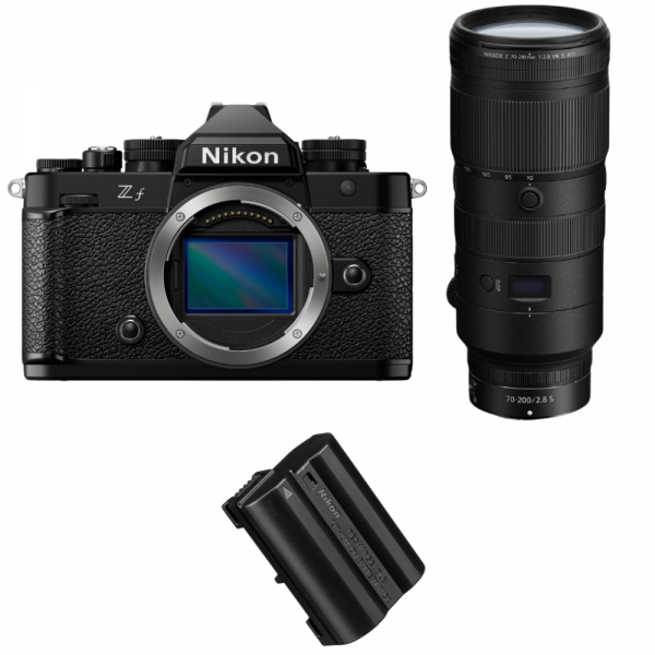 Nikon Zf + 70-200mm f/2.8 VR S + 1 Nikon EN-EL15C-1