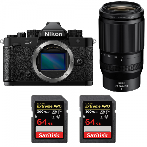 Nikon Zf + 70-180mm f/2.8 + 2 SanDisk 64GB Extreme PRO UHS-II SDXC 300 MB/s-1