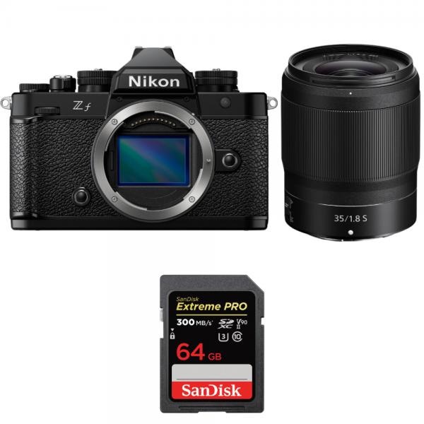 Nikon Zf + 35mm f/1.8 S + 1 SanDisk 64GB Extreme PRO UHS-II SDXC 300 MB/s-1