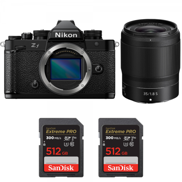 Nikon Zf + 35mm f/1.8 S + 2 SanDisk 512GB Extreme PRO UHS-II SDXC 300 MB/s-1