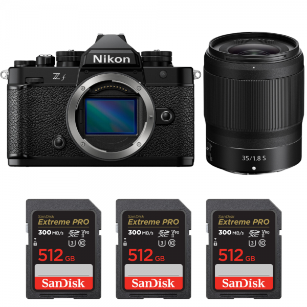 Nikon Zf + 35mm f/1.8 S + 3 SanDisk 512GB Extreme PRO UHS-II SDXC 300 MB/s-1
