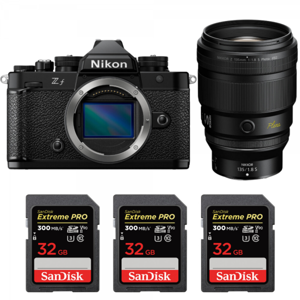 Nikon Zf + 135mm f/1.8 S Plena + 3 SanDisk 32GB Extreme PRO UHS-II SDXC 300 MB/s-1