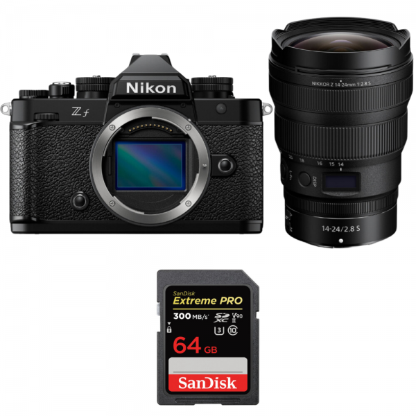 Nikon Zf + 14-24mm f/2.8 S + 1 SanDisk 64GB Extreme PRO UHS-II SDXC 300 MB/s-1