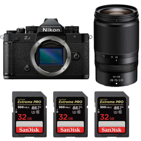 Nikon Zf + 28-75mm f/2.8 + 3 SanDisk 32GB Extreme PRO UHS-II SDXC 300 MB/s-1