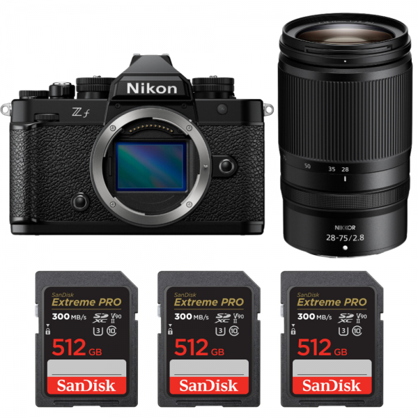 Nikon Zf + 28-75mm f/2.8 + 3 SanDisk 512GB Extreme PRO UHS-II SDXC 300 MB/s-1