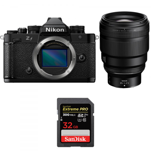 Nikon Zf + 85mm f/1.2 S + 1 SanDisk 32GB Extreme PRO UHS-II SDXC 300 MB/s-1