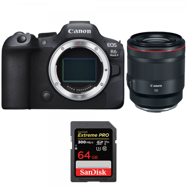 Canon EOS R6 Mark II + RF 50 mm f/1,2 L USM + 1 SanDisk 64GB Extreme PRO UHS-II SDXC 300 MB/s-1