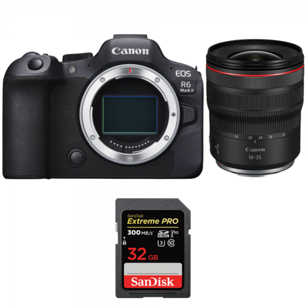 Canon EOS R6 Mark II + RF 14-35 mm f/4 L IS USM + 1 SanDisk 32GB Extreme PRO UHS-II SDXC 300 MB/s-1