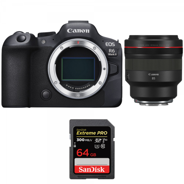 Canon EOS R6 Mark II + RF 85 mm f/1,2 L USM + 1 SanDisk 64GB Extreme PRO UHS-II SDXC 300 MB/s-1