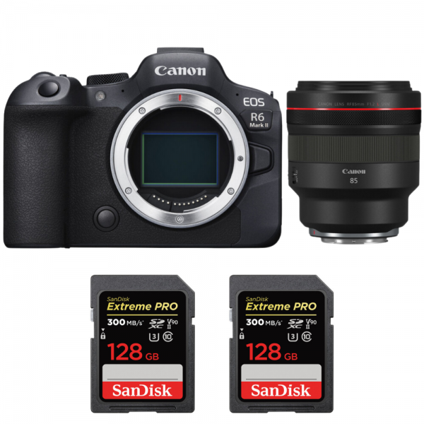 Canon EOS R6 Mark II + RF 85mm f/1.2 L USM + 2 SanDisk 128GB Extreme PRO UHS-II SDXC 300 MB/s-1