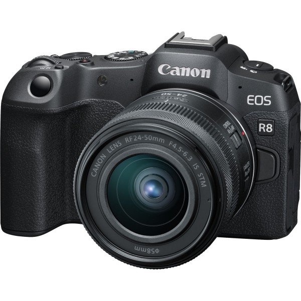 Canon EOS R8 + RF 24-50mm f/4.5-6.3 IS STM - Camara mirrorless de fotograma completo-1