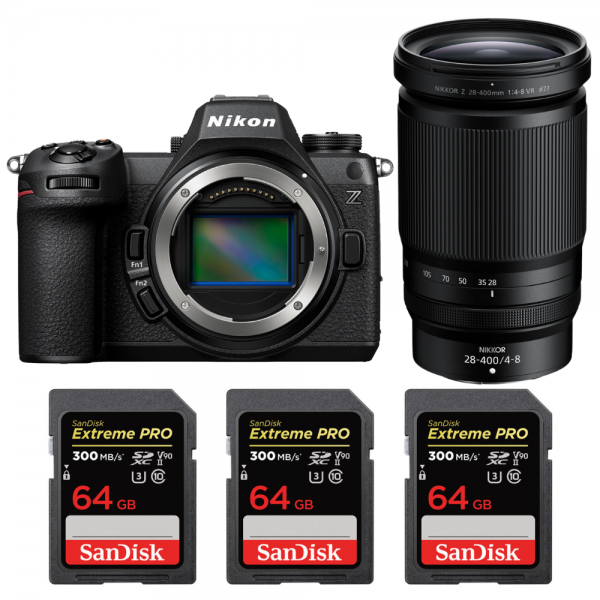 Nikon Z6 III + Z 28-400mm f/4-8 VR + 3 SanDisk 64GB Extreme PRO UHS-II SDXC 300 MB/s-1