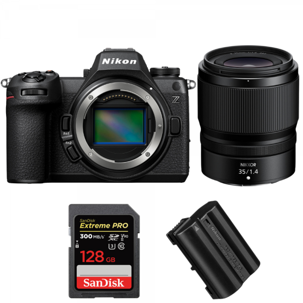 Nikon Z6 III + Z 35mm f/1.4 + 1 SanDisk 128GB Extreme PRO UHS-II SDXC 300 MB/s + 1 Nikon EN-EL15c-1