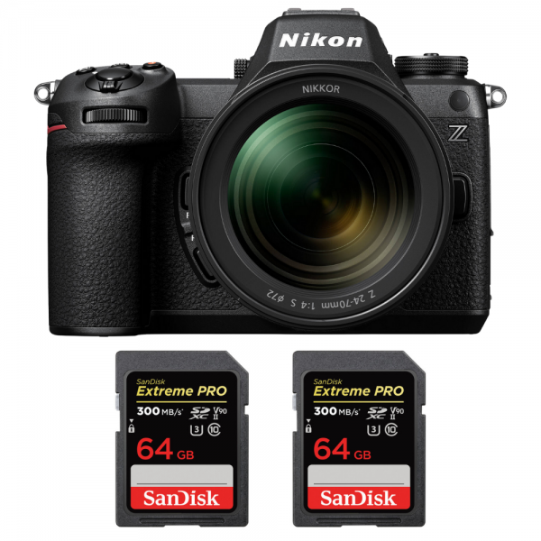 Nikon Z6 III + Z 24-70mm f/4 S + 2 SanDisk 64GB Extreme PRO UHS-II SDXC 300 MB/s-1