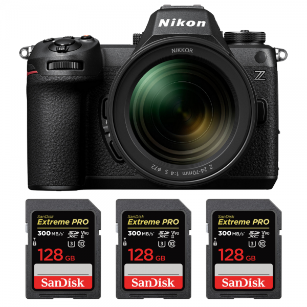 Nikon Z6 III + Z 24-70mm f/4 S + 3 SanDisk 128GB Extreme PRO UHS-II SDXC 300 MB/s-1