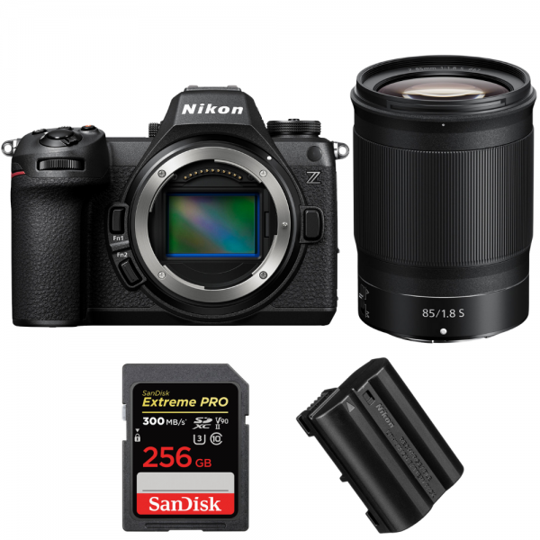Nikon Z6 III + Z 85mm f/1.8 S + 1 SanDisk 256GB Extreme PRO UHS-II SDXC 300 MB/s + 1 Nikon EN-EL15c-1