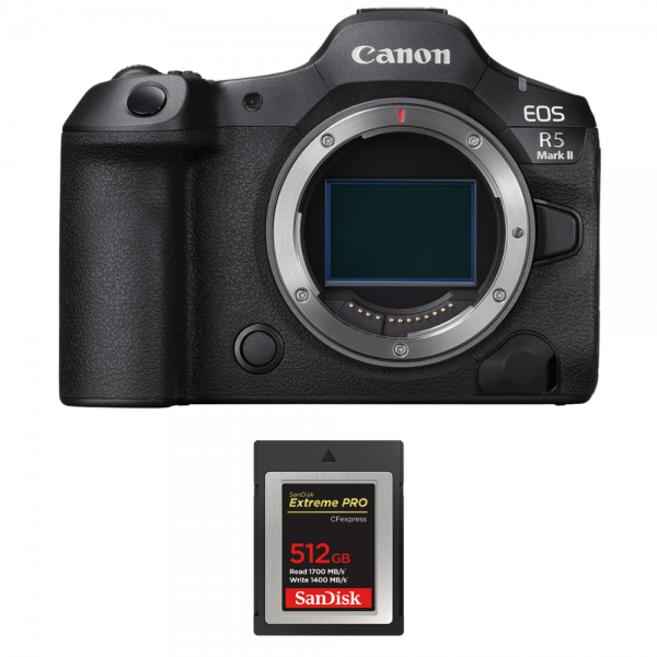 Canon EOS R5 Mark II + 1 SanDisk 512GB Extreme PRO UHS-II SDXC 300 MB/s-1