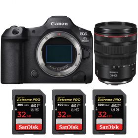 Canon EOS R5 Mark II + RF 24-105mm f/4 L IS USM + 3 SanDisk 32GB Extreme PRO UHS-II SDXC 300 MB/s-1