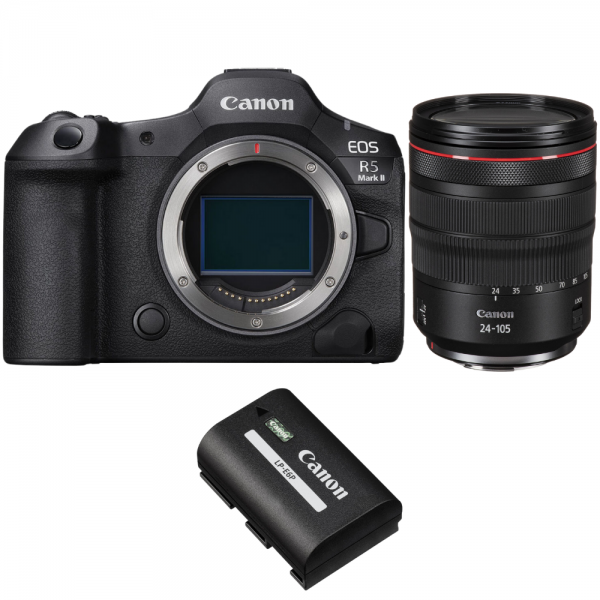 Canon EOS R5 Mark II + RF 24-105mm f/4 L IS USM + 1 Canon LP-E6P-1