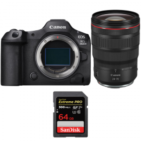 Canon EOS R5 Mark II + RF 24-70mm f/2.8 L IS USM + 1 SanDisk 64GB Extreme PRO UHS-II SDXC 300 MB/s-1