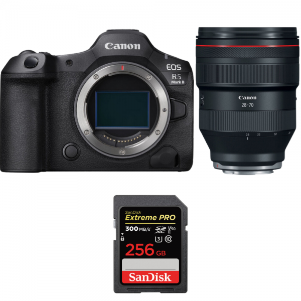 Canon EOS R5 Mark II + RF 28-70mm f/2 L USM + 1 SanDisk 256GB Extreme PRO UHS-II SDXC 300 MB/s-1