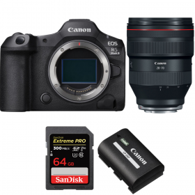 Canon EOS R5 Mark II + RF 28-70mm f/2 L USM + 1 SanDisk 64GB Extreme PRO UHS-II SDXC 300 MB/s + 1 Canon LP-E6P-1