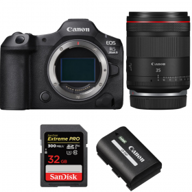 Canon EOS R5 Mark II + RF 35mm f/1.4 L VCM + 1 SanDisk 32GB Extreme PRO UHS-II SDXC 300 MB/s + 1 Canon LP-E6P-1