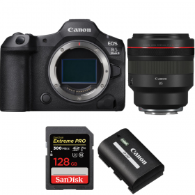 Canon EOS R5 Mark II + RF 85mm f/1.2 L USM + 1 SanDisk 128GB Extreme PRO UHS-II SDXC 300 MB/s + 1 Canon LP-E6P-1