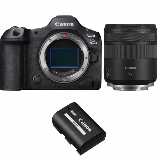 Canon EOS R5 Mark II + RF 85mm f/2 Macro IS STM + 1 Canon LP-E6P-1