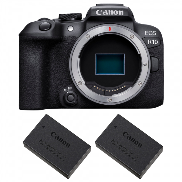 Canon EOS R10 + 2 Canon LP-E17-1