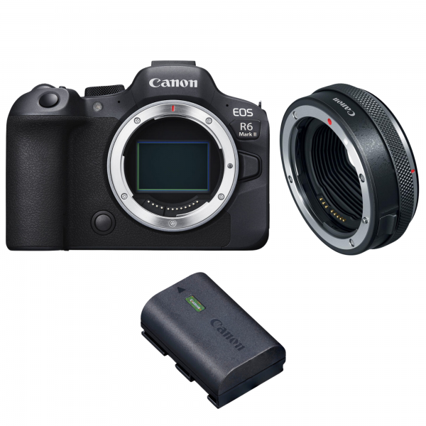 Canon EOS R6 Mark II + Canon EF-EOS R Premium + 1 Canon LP-E6NH-1