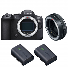 Camara Canon EOS R6 Mark II + Canon EF-EOS R Premium + 2 Canon LP-E6NH-1