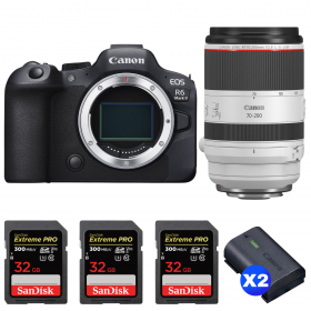 Canon EOS R6 Mark II + RF 70-200mm f/2.8 L IS USM + 3 SanDisk 32GB Extreme PRO UHS-II SDXC 300 MB/s + 2 Canon LP-E6NH-1