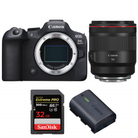 Canon EOS R6 Mark II + RF 50mm f/1.2 L USM + 1 SanDisk 32GB Extreme PRO UHS-II SDXC 300 MB/s + 1 Canon LP-E6NH-1