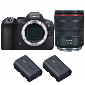 Canon EOS R6 Mark II + RF 24-105mm f/4 L IS USM + 2 Canon LP-E6NH-1
