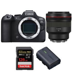 Canon EOS R6 Mark II + RF 85mm f/1.2 L USM + 1 SanDisk 128GB Extreme PRO UHS-II SDXC 300 MB/s + 1 Canon LP-E6NH-1