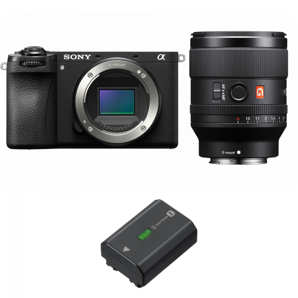 Sony A6700 + FE 35mm f/1.4 GM + 1 Sony NP-FZ100-1